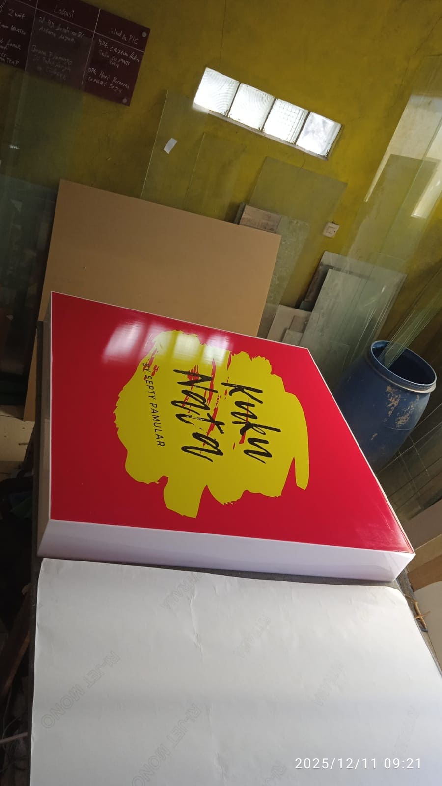 Neon Box Akrilik 120x120